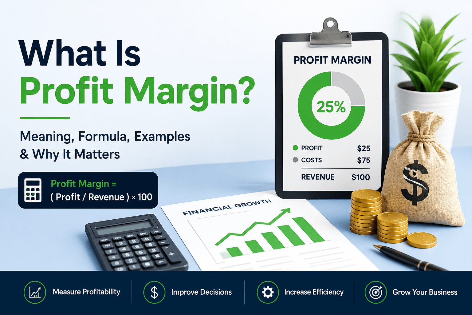 what is profit margin explained with formula and examples